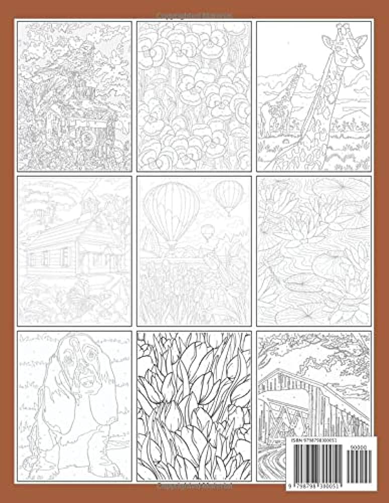 Travel landscape mystery mosaic color by number adult coloring book discover the magic stress relieving designs travel landscape mystery and landscape mystery mosaic large print book