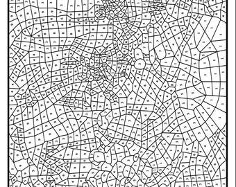 Coloring and coloring by numbers printable famous paintings printable coloring books for adults download pdf