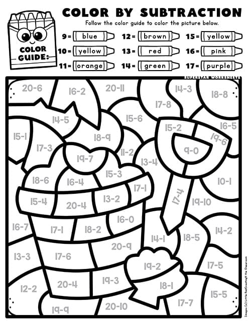 Color by number printables