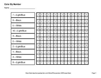 Color by number
