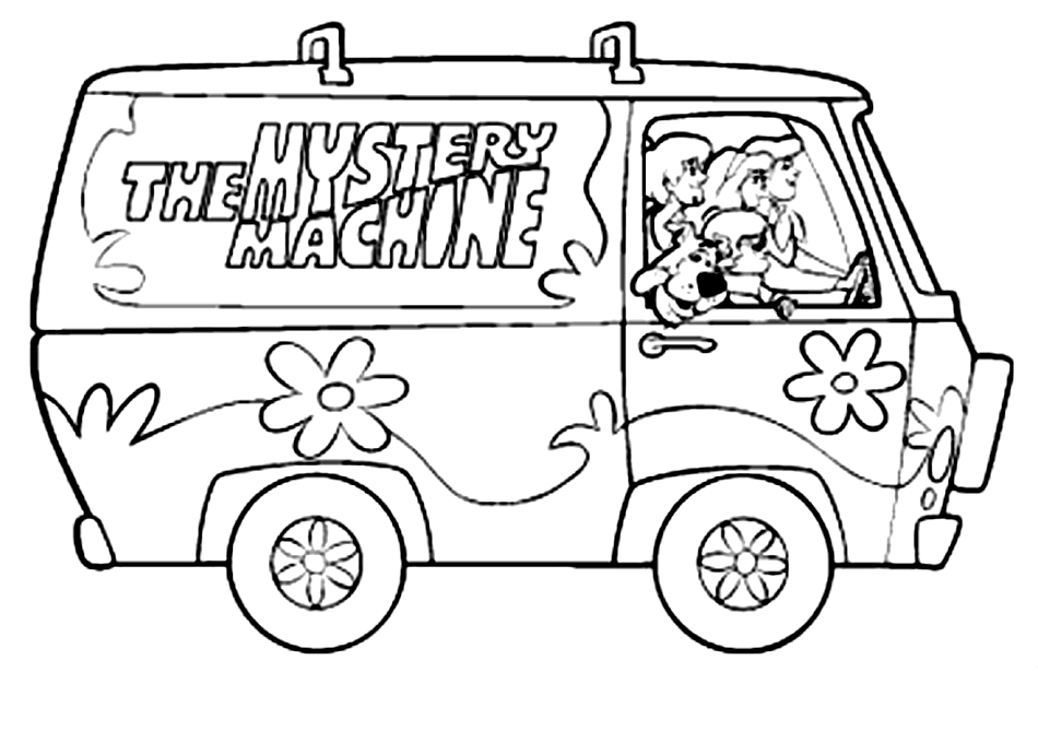 Scooby doo cartoons â free printable coloring pages