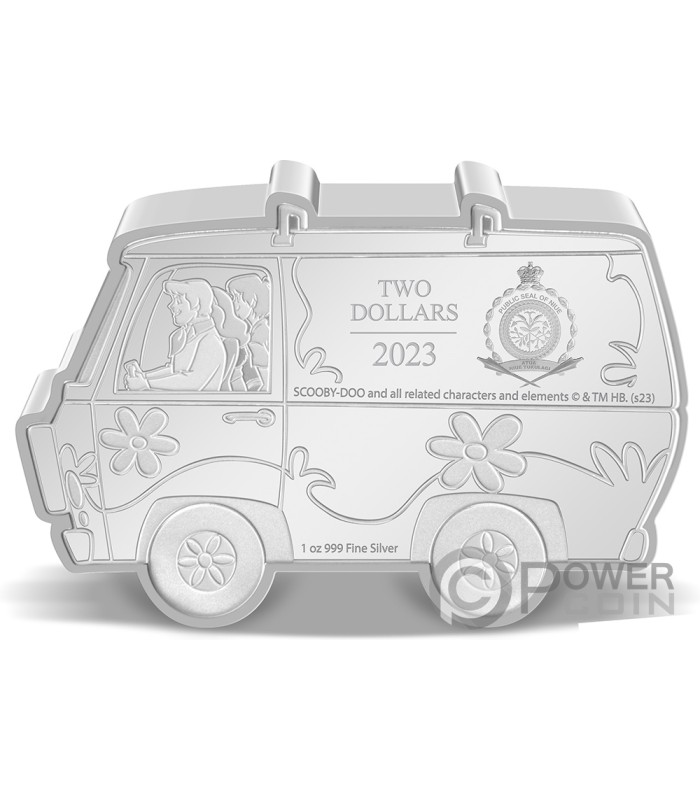 Scooby doo mystery machine oz silver coin niue