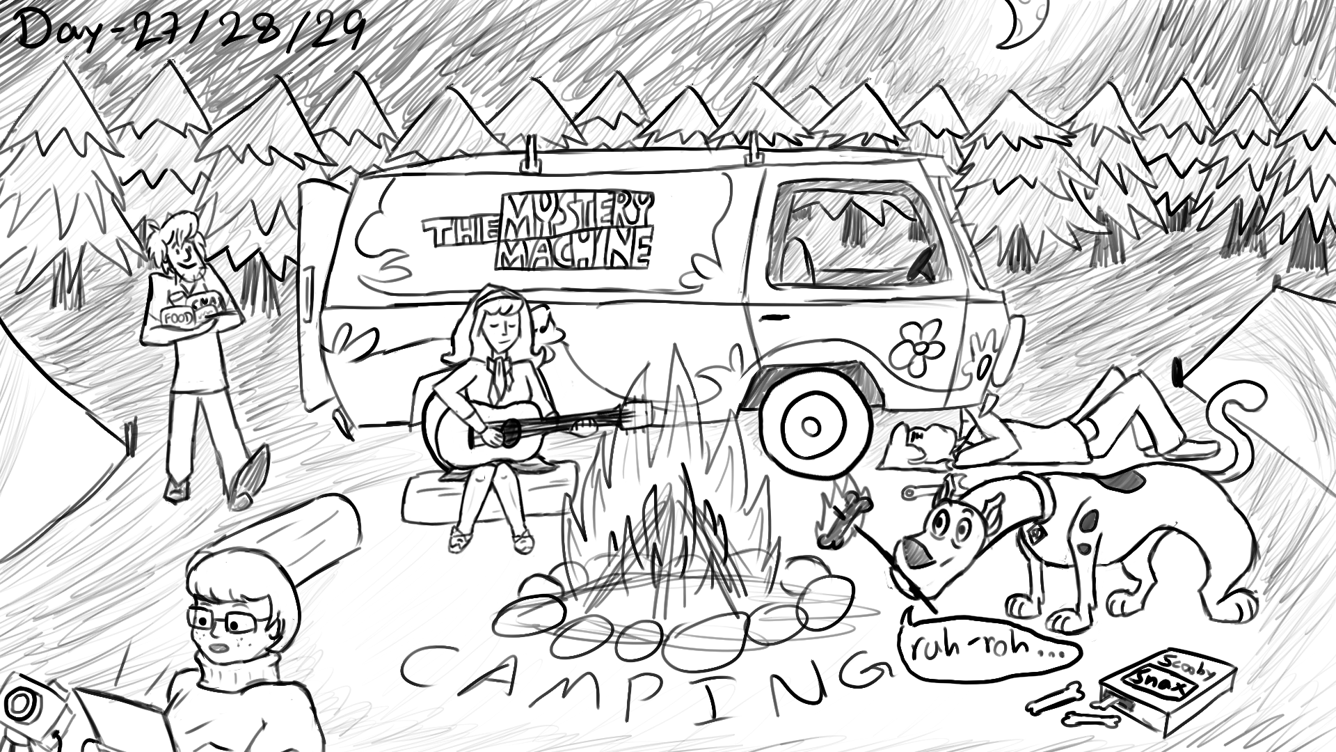 Day the mystery gang by htetgrounds on