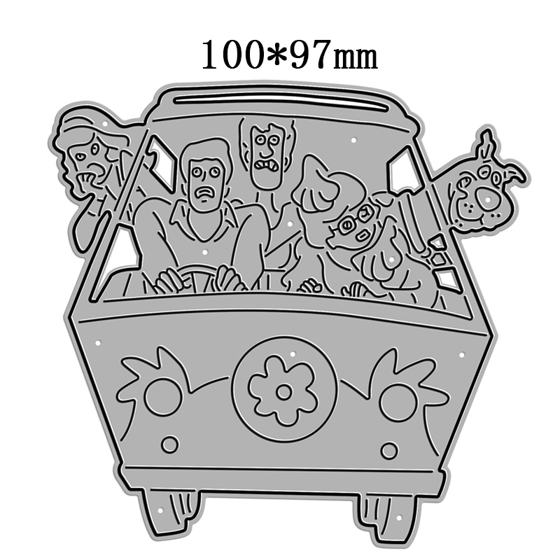 New family outing dog animal metal cutting die for crapbooking paper craft and card making emboing decor no tamp