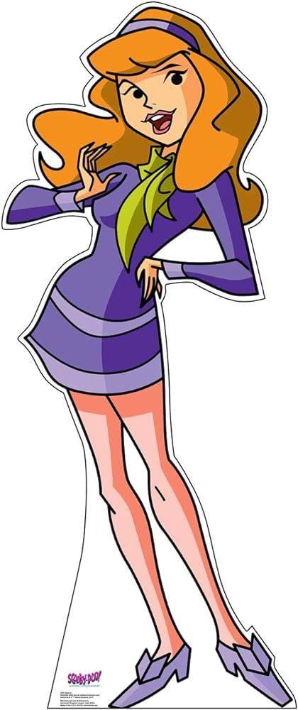 Cardboard people daphne life size cardboard cutout standup