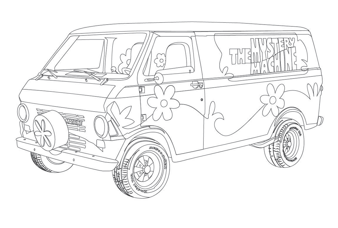 Mystery machine vector