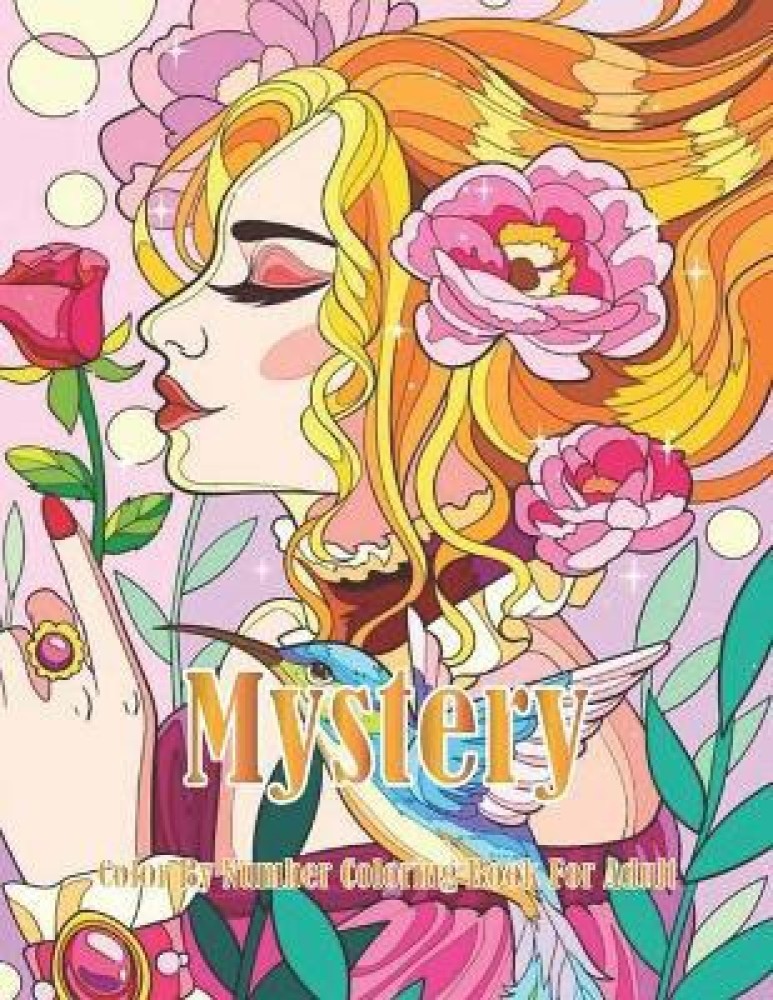 Mystery color by number coloring book for adult buy mystery color by number coloring book for adult by book house arianna at low price in india