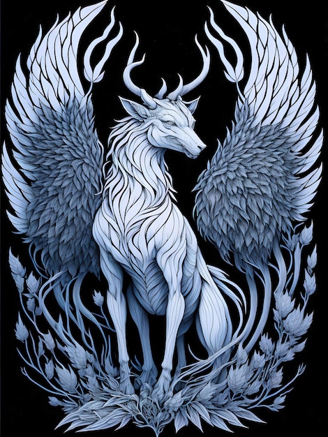 Premium vector interactive coloring sheet explore the world of mythical creatures