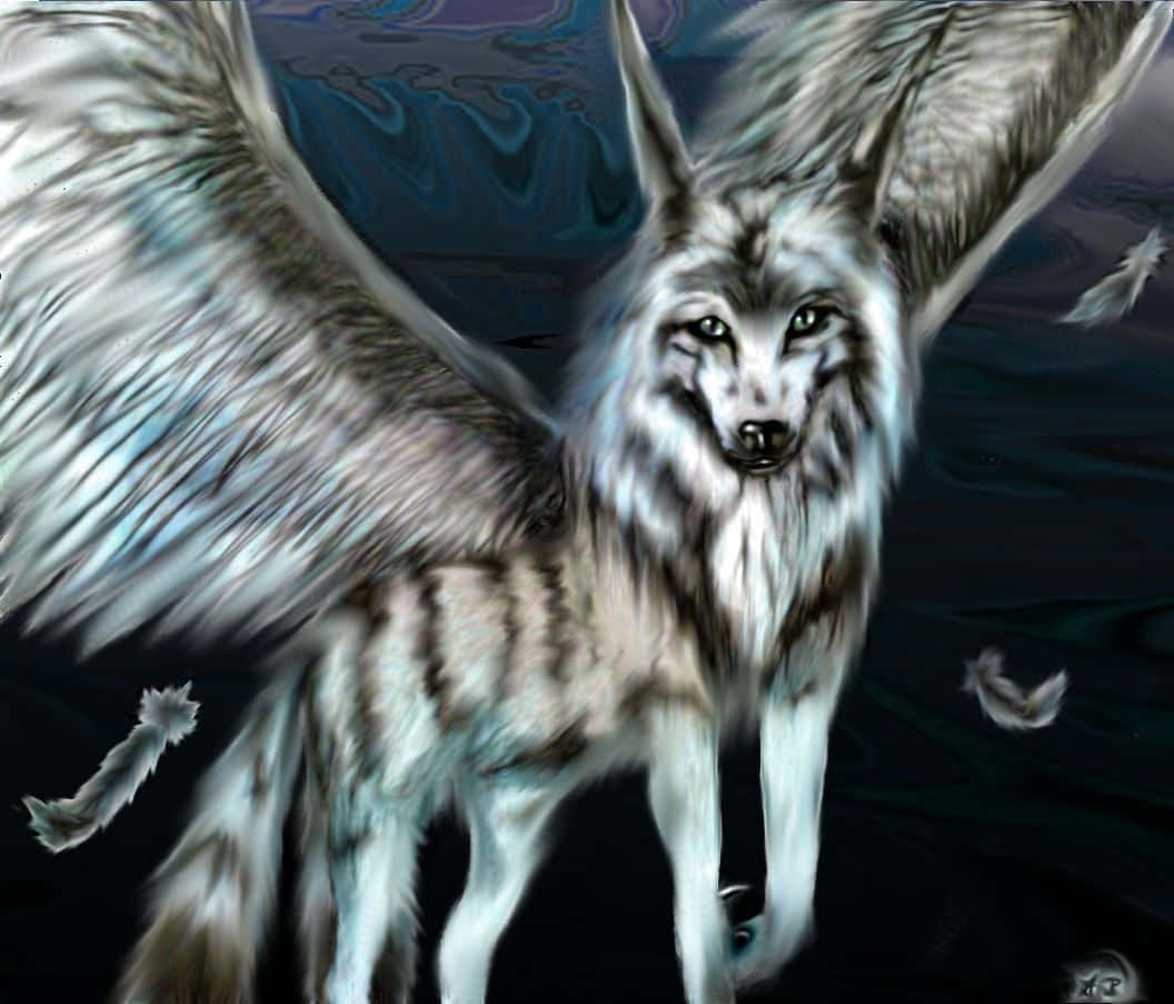 Winged wolf