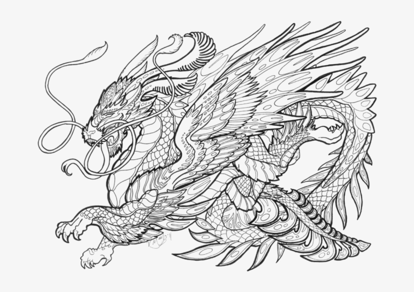 Collection of mythical creatures coloring pages