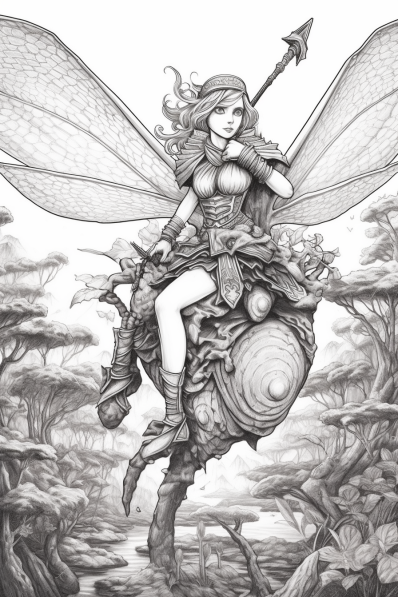 Ððâï free fantasy coloring pages for adults