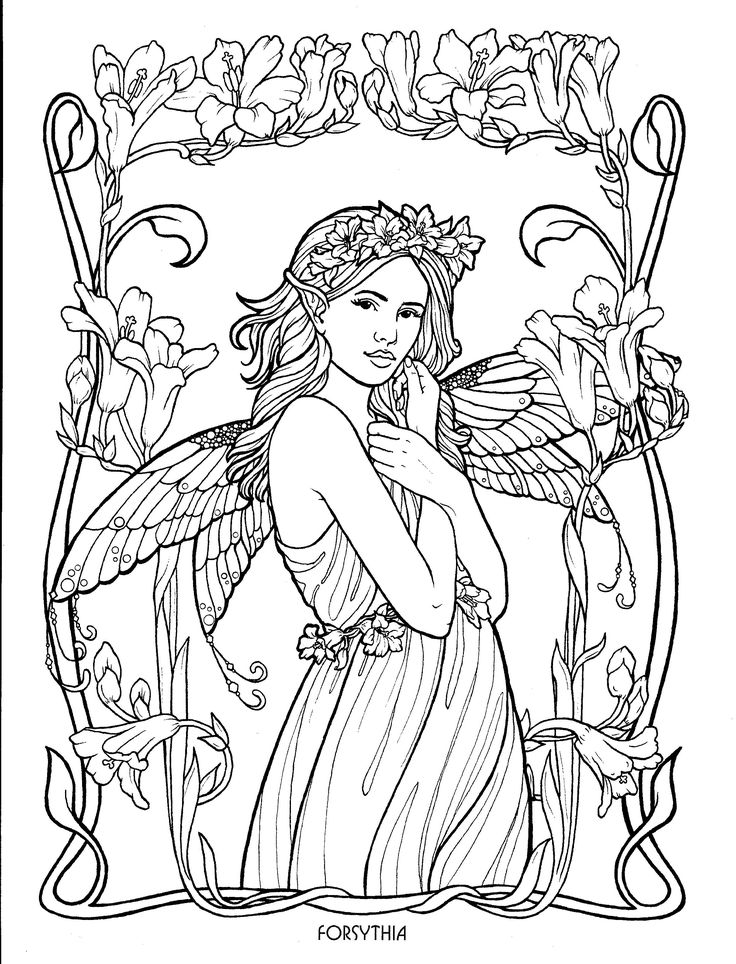Fairy fairy coloring book fairy coloring pages fairy coloring