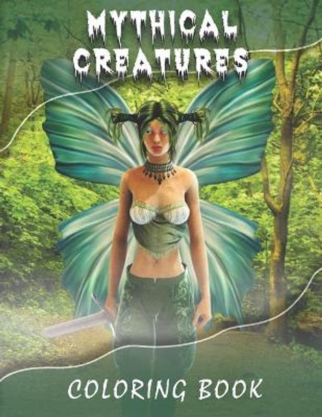Mythical creatures coloring book a collection of mythical animals coloring pages pegasus unicorn dragon hydra centaur