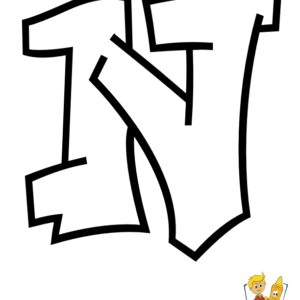 Letter n coloring pages printable for free download