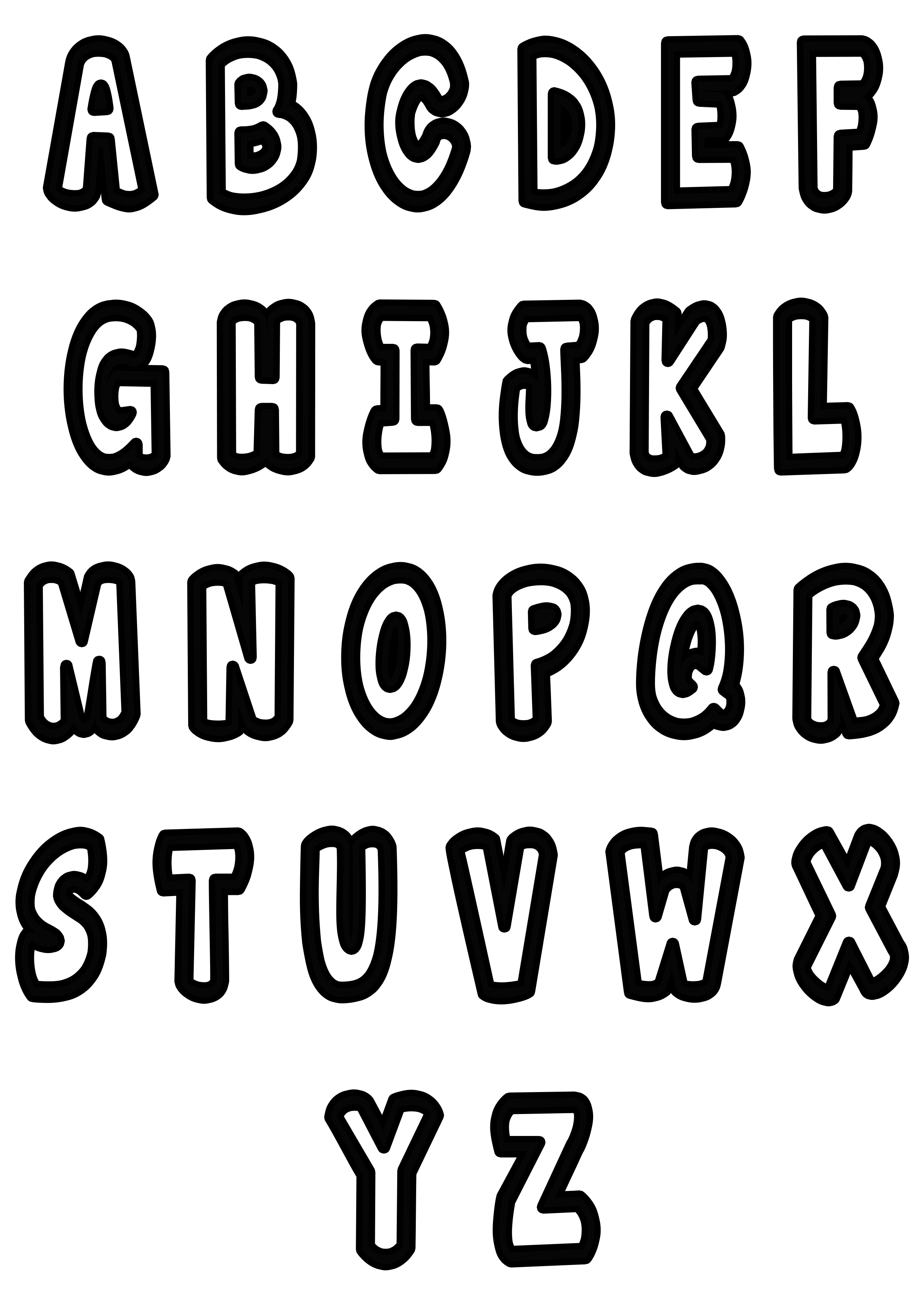 Simple alphabet