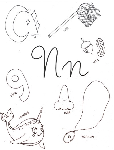 Alphabet pages