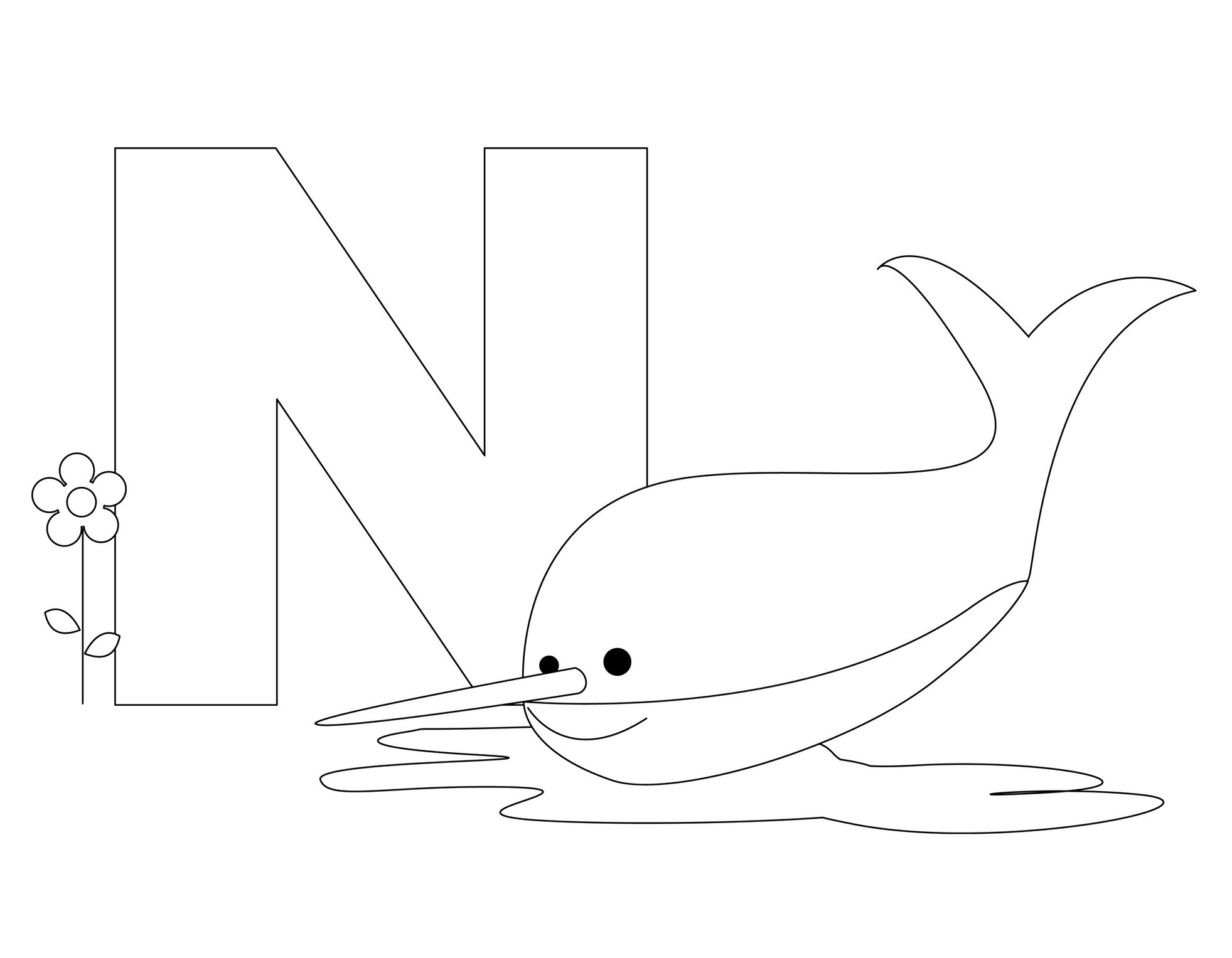 Free printable alphabet coloring pages for kids