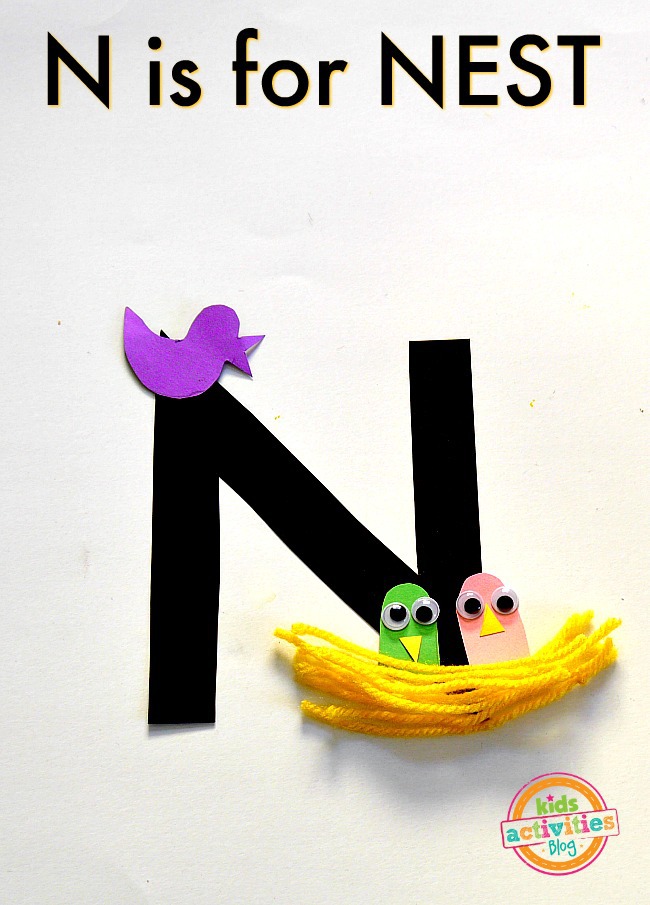 Letter n craft