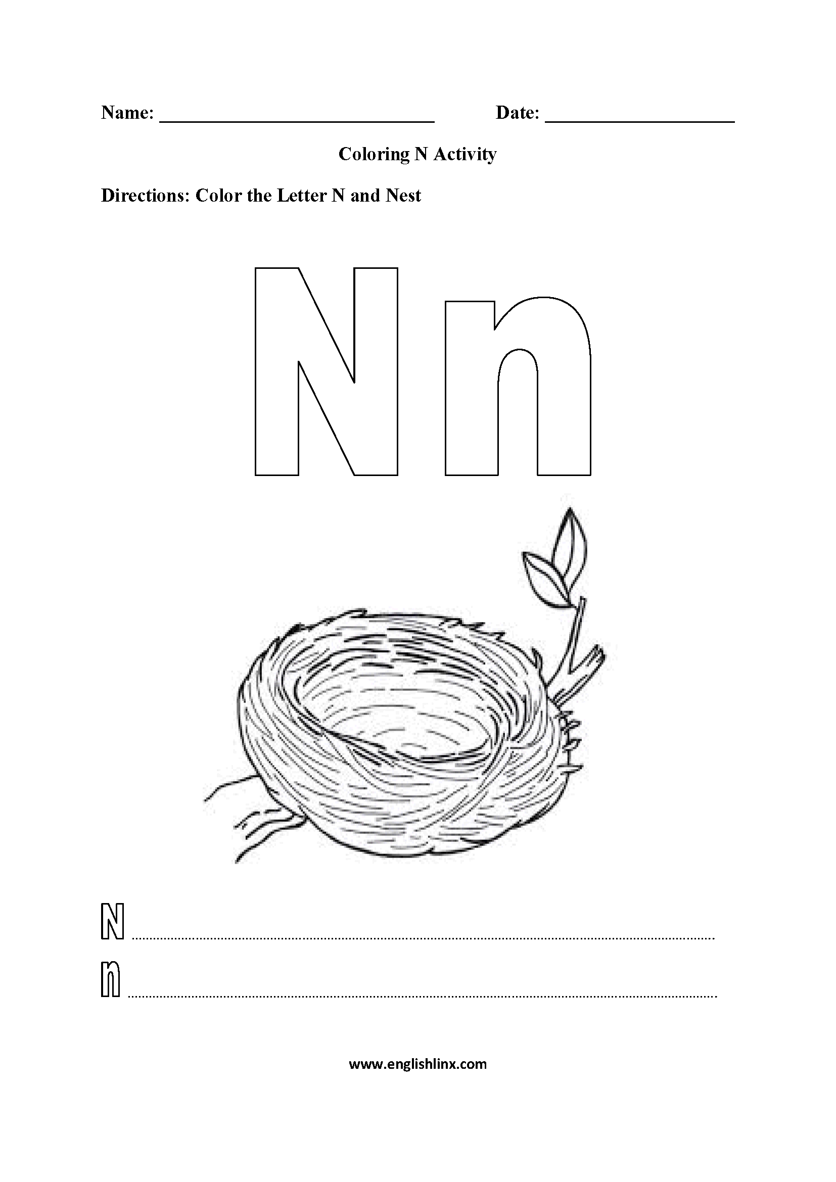 Alphabet worksheets alphabet coloring pages worksheets