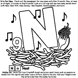 Alphabet free coloring pages