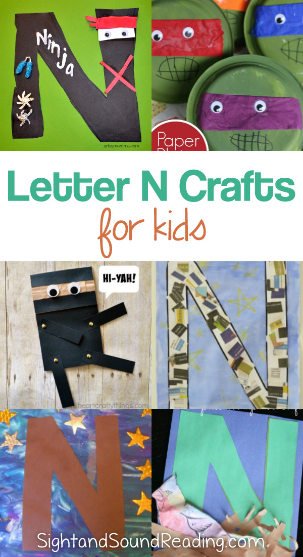 Letter n crafts mrs karles sight and sound reading