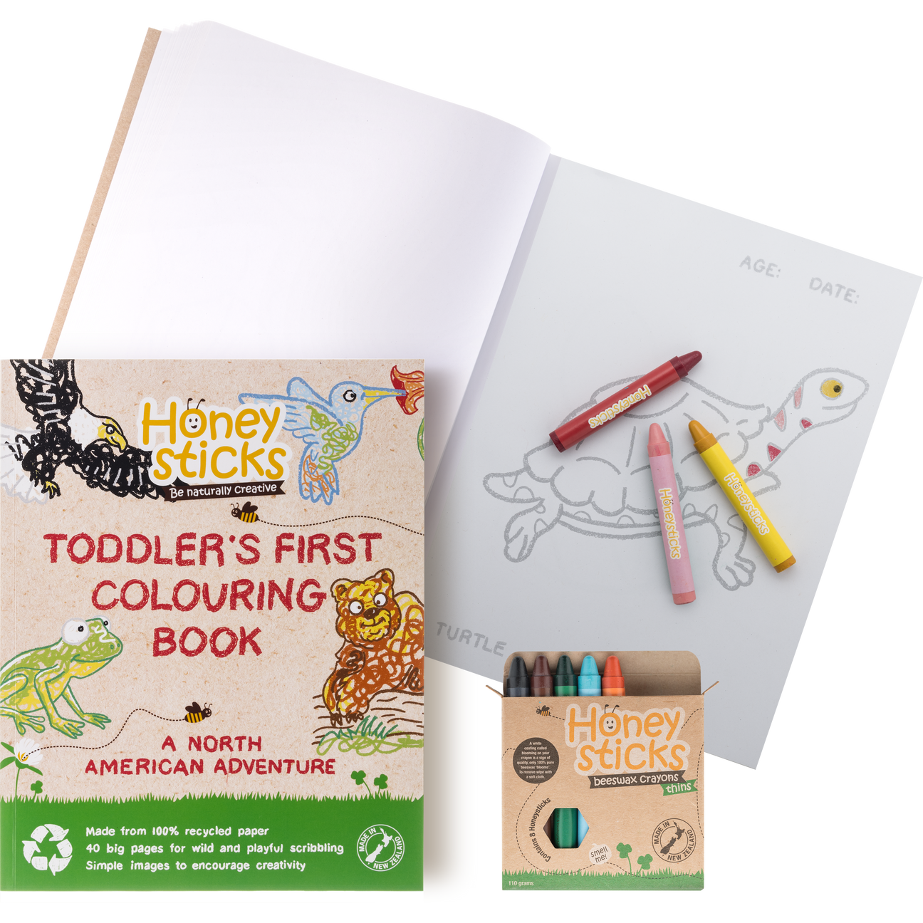 North american book thins coloring set â usa