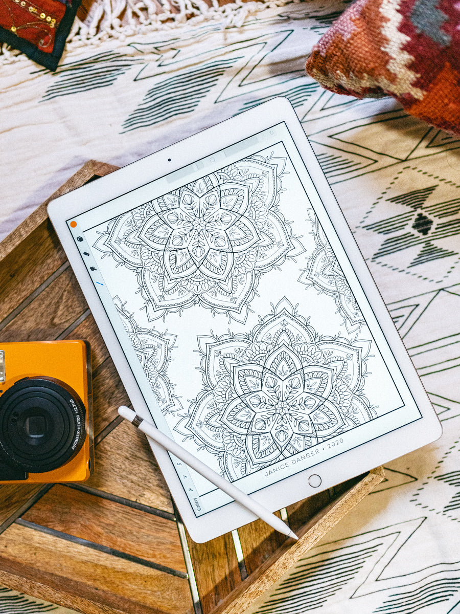 Mandala ii coloring sheet