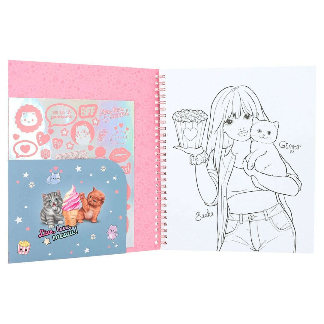 Top model louring book christy ginger â toys n tuck
