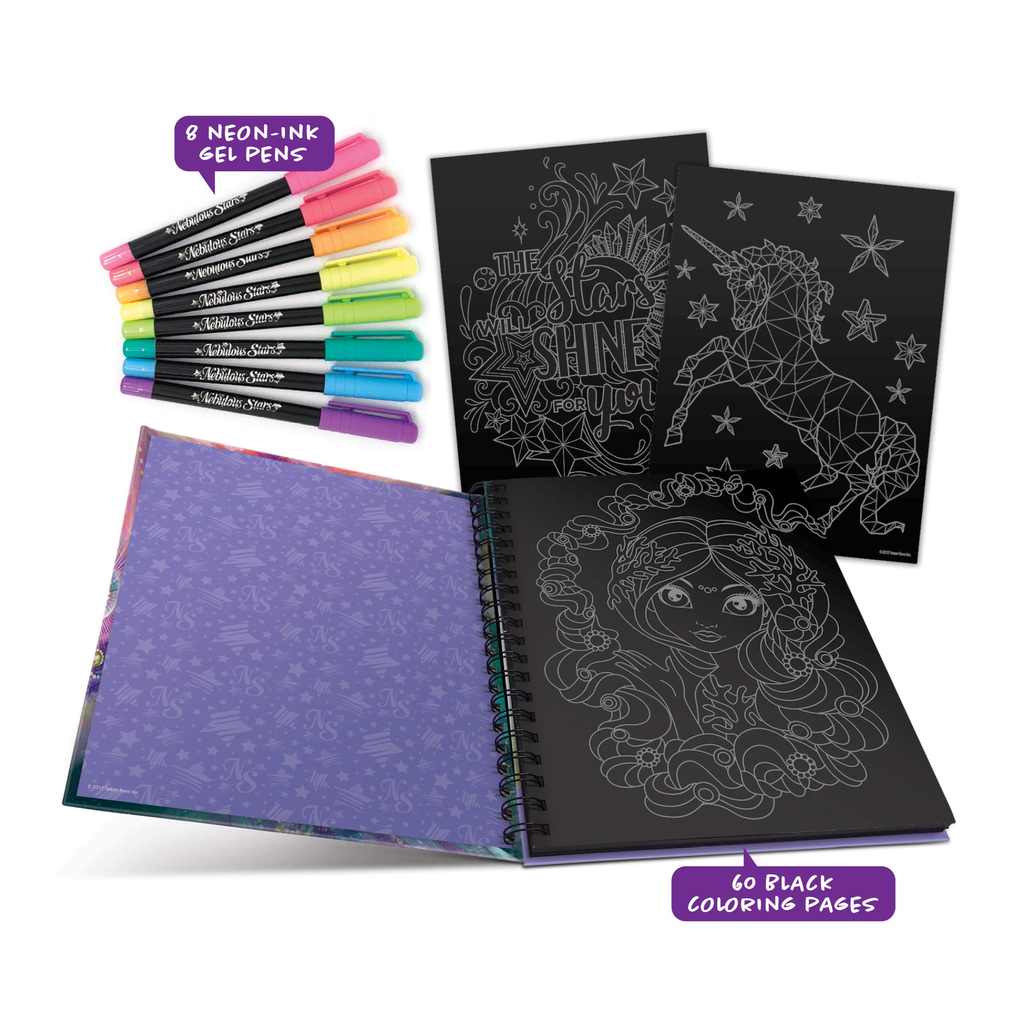 Large coloring book for girls