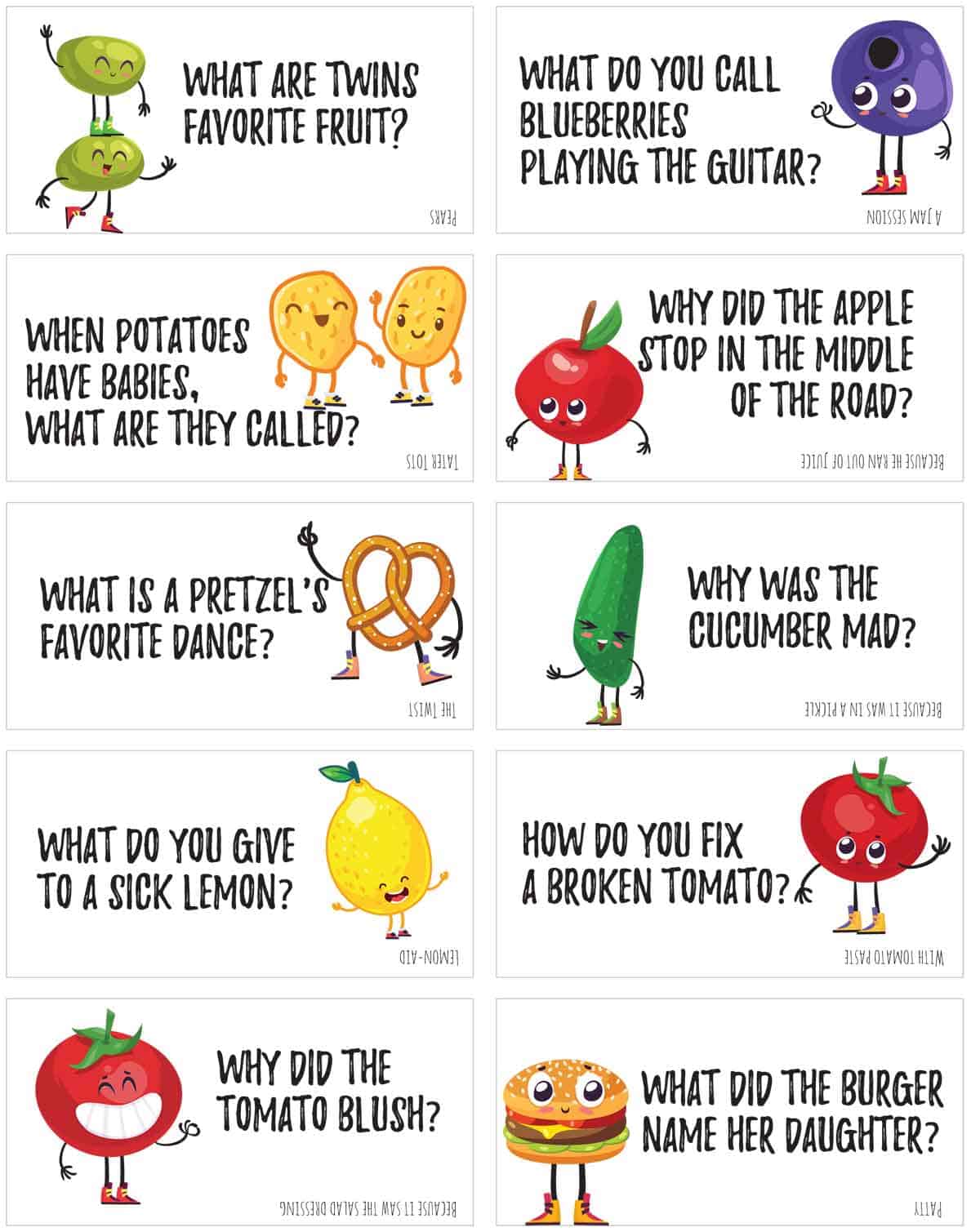 Funny food jokes to print and share skip to my lou