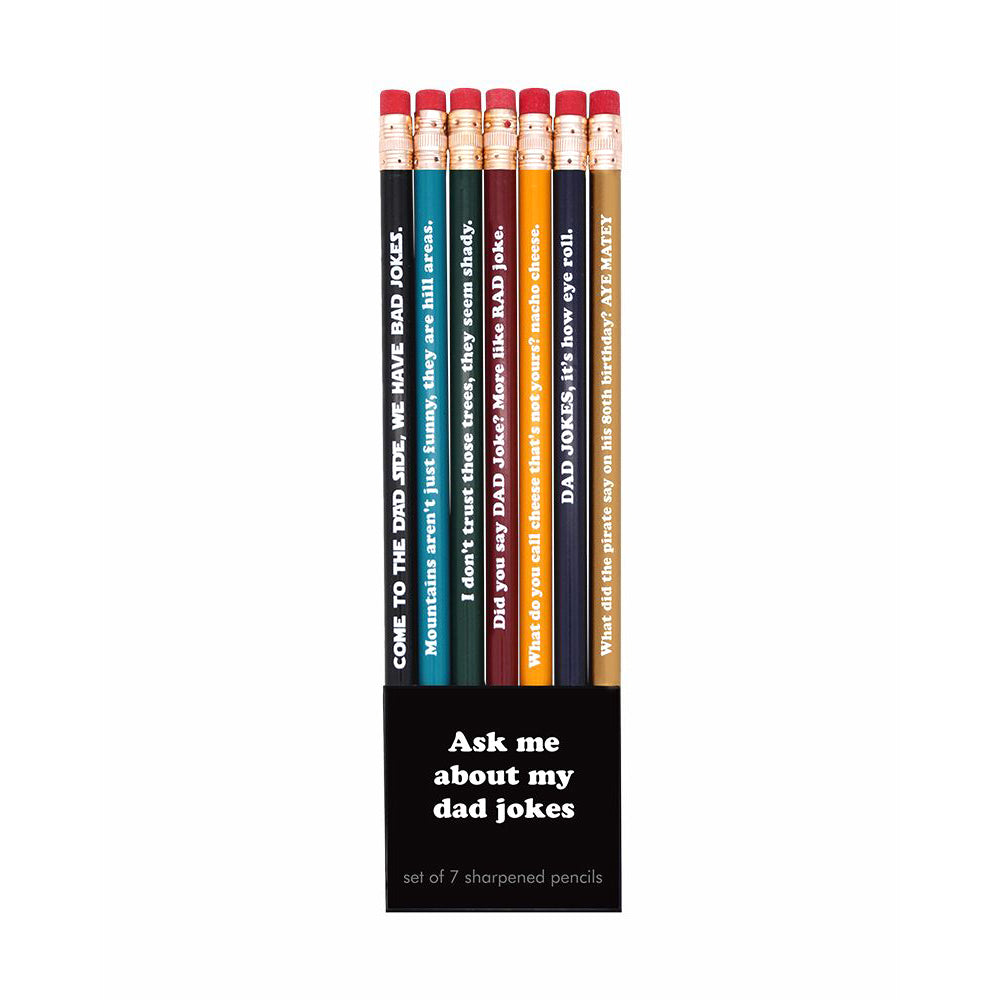 Dad jokes pencil set the new york public library
