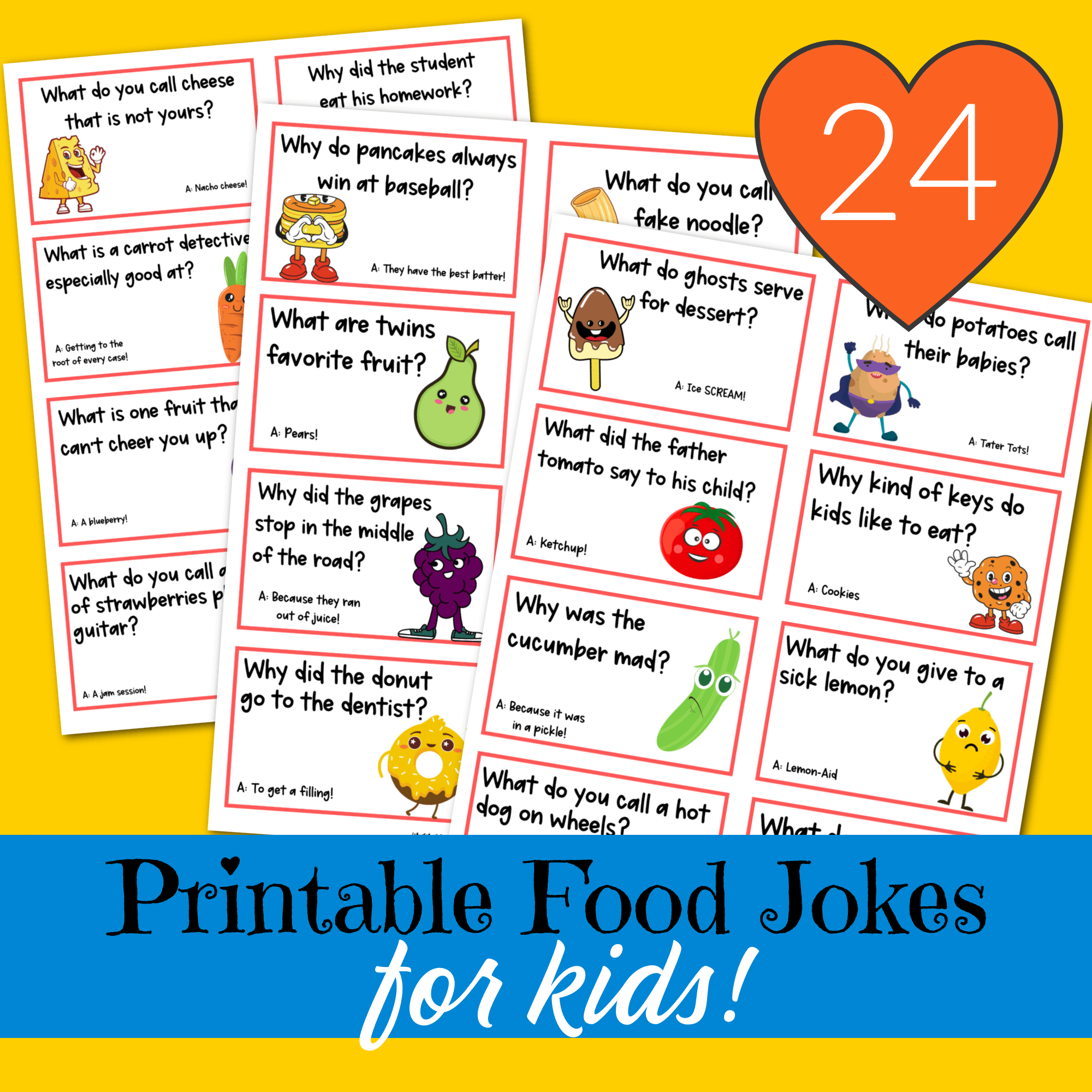 Printable food jokes for kids â ispyfabulous