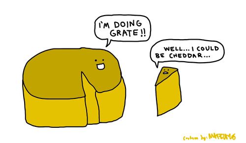 Cheese puns on tumblr funny food puns laugh cartoon funny pictures