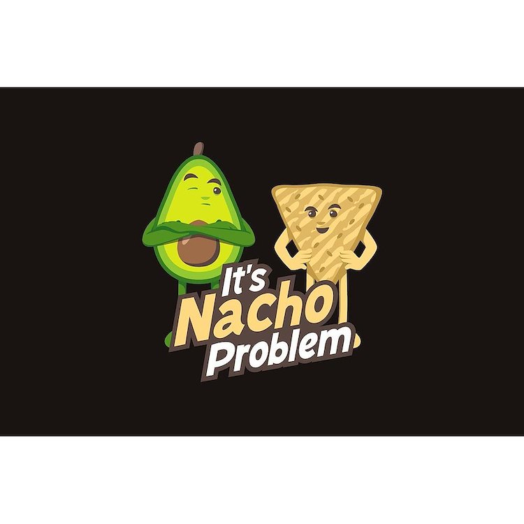 Emoji avocado nacho problem banner