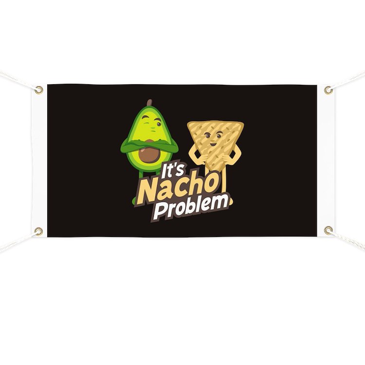 Emoji avocado nacho problem banner