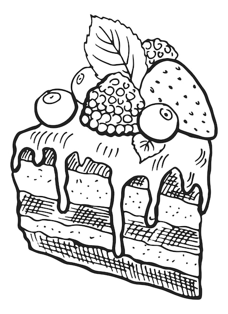 Page food coloring page vectors illustrations for free download