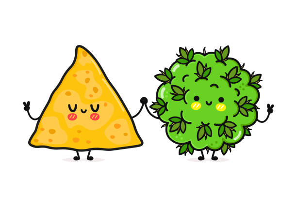 Weed emoji stock illustrations royalty