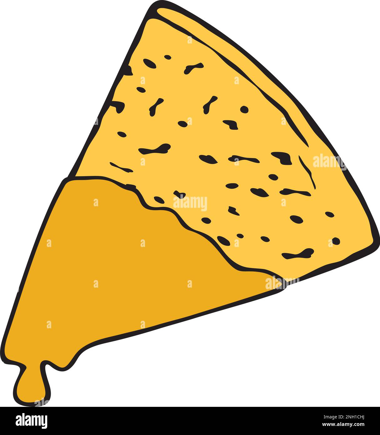 Corn chips stock vector images