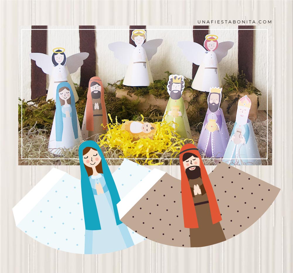 Imprimible nacimiento de jesus â una fiesta bonita