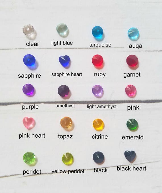 Piedras de cristal de color de piedra de nacimiento pequeãos medallones flotantes mini mm amuletos de colores flotantes redondos para memory story locket oferta abastecerse