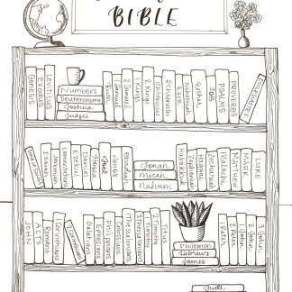 Books of the bible printable coloring tracker