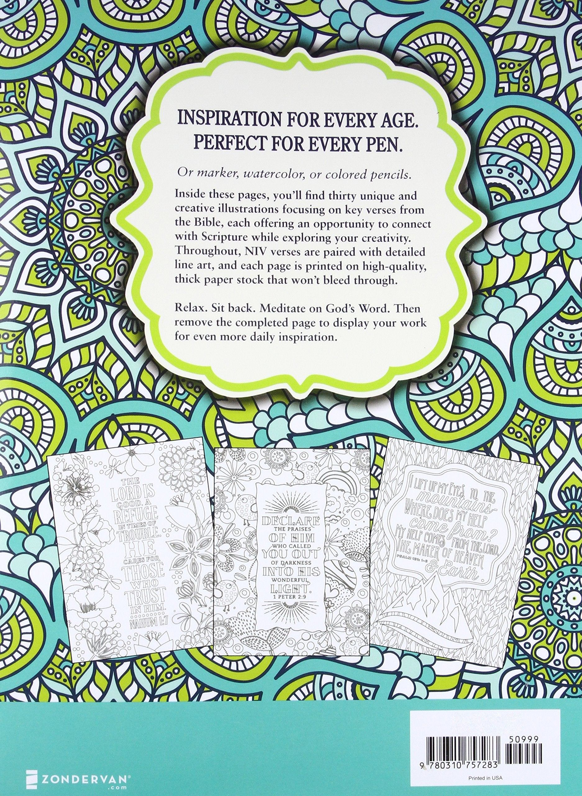 Inspiring words coloring book verses from the bible you can color â store