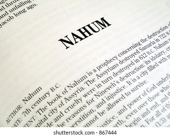 Book bible nahum royalty