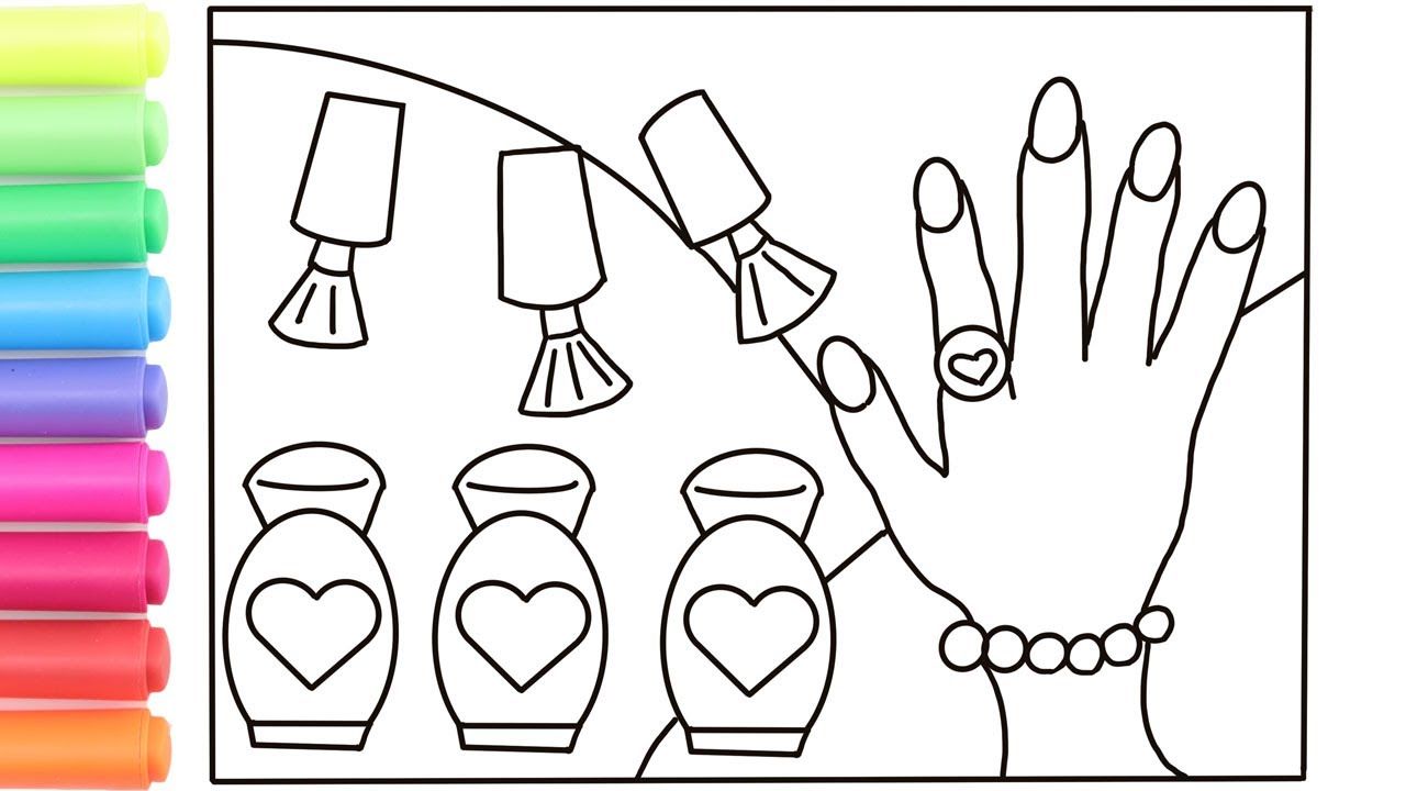 How to draw nail polish for kids nail polish drawing nail polish colo kids nail polish nail polish nails for kids