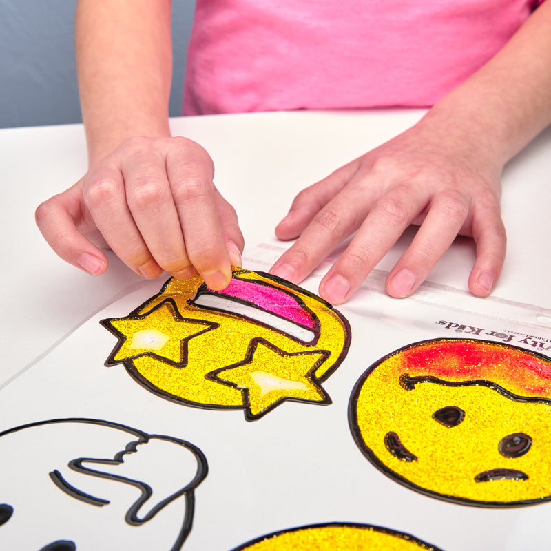Emoji window art
