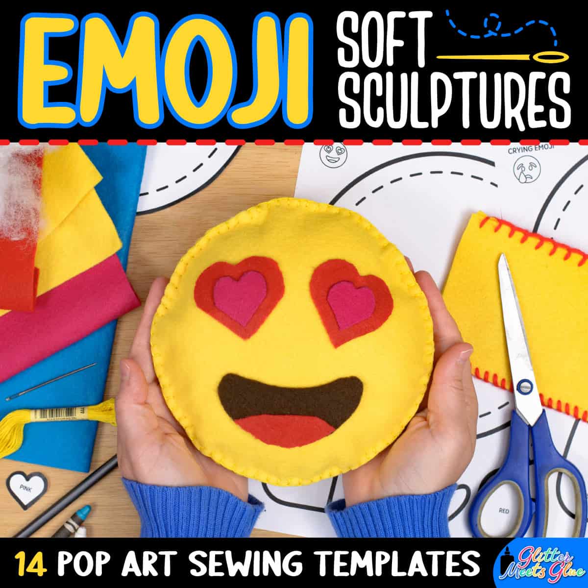 Emoji soft sculpture art project â pop art project for elementary art