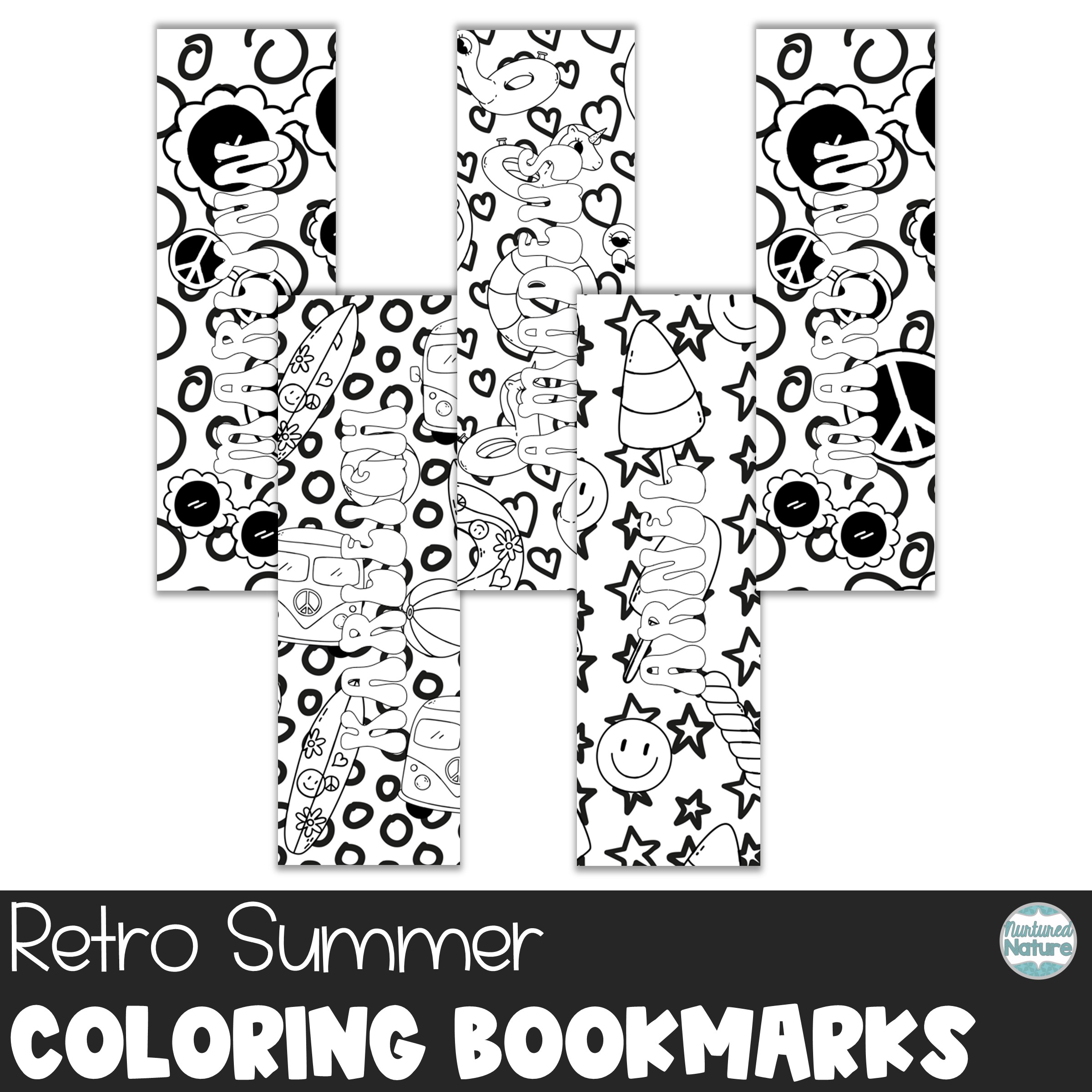 Editable name coloring sheet bookmarks