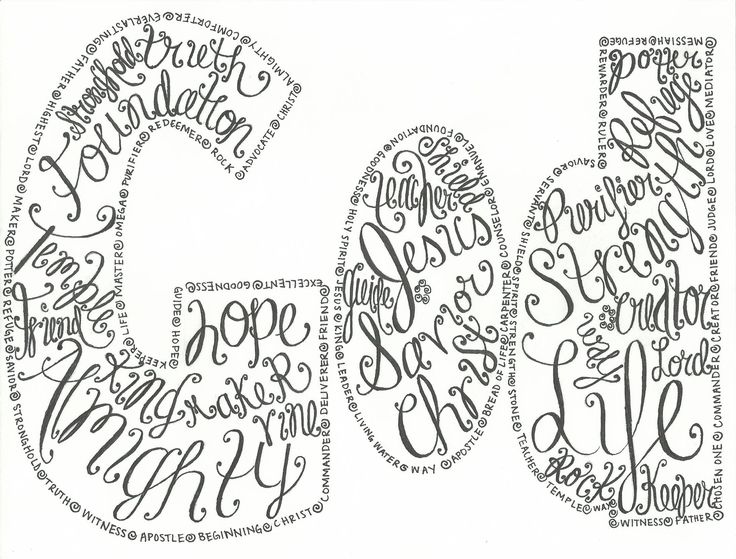 The many names of god bible art journaling names of god scripture images