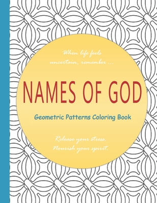 Names of god geometric patterns coloring book paperback eagle harbor book co