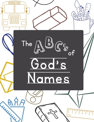 The abcs of gods names paperback face in a book